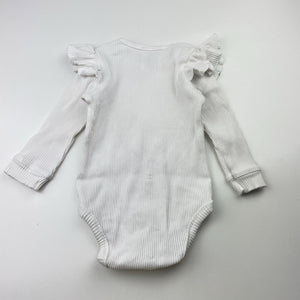 Girls Baby Berry, ribbed stretchy bodysuit / romper, GUC, size 1,  