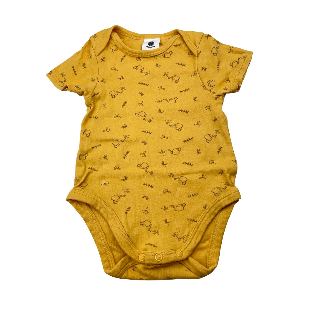 Unisex Dymples, organic cotton bodysuit / romper, EUC, size 00,  