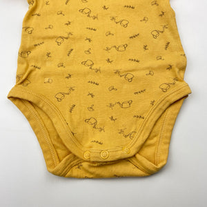 Unisex Dymples, organic cotton bodysuit / romper, EUC, size 00,  