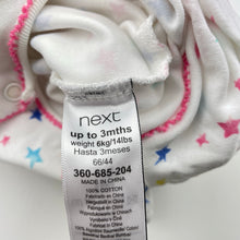 Load image into Gallery viewer, Girls Next, cotton coverall / romper, stars, GUC, size 000,  