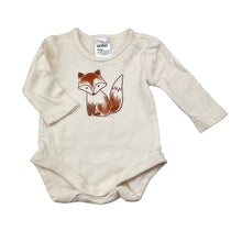 Load image into Gallery viewer, Unisex Anko, soft feel cotton bodysuit / romper, fox, EUC, size 0000,  