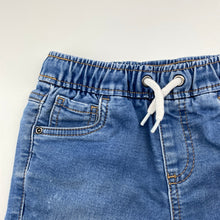 Load image into Gallery viewer, Boys Anko, knit stretch denim shorts, elasticated, FUC, size 3,  
