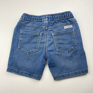 Boys Anko, knit stretch denim shorts, elasticated, FUC, size 3,  