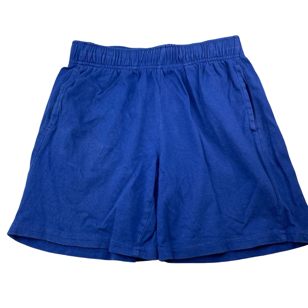 Unisex Brilliant Basics, blue cotton school shorts, elasticated, FUC, size 10,  