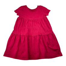 Load image into Gallery viewer, Girls Anko, red cotton casual dress, FUC, size 3, L: 51cm