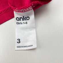 Load image into Gallery viewer, Girls Anko, red cotton casual dress, FUC, size 3, L: 51cm