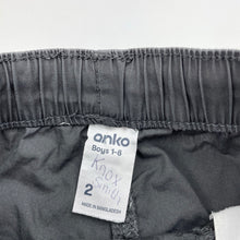 Load image into Gallery viewer, Boys Anko, lightweight cotton shorts, elasticated, FUC, size 2,  