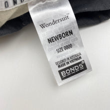 Load image into Gallery viewer, Unisex Bonds, zip wondersuit / zippy / romper, tigers, EUC, size 0000,  