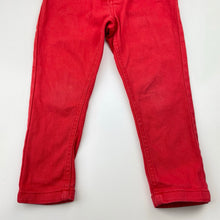 Load image into Gallery viewer, Boys purebaby, organic cotton blend pants, adjustable, Inside leg: 30.5cm, FUC, size 2,  