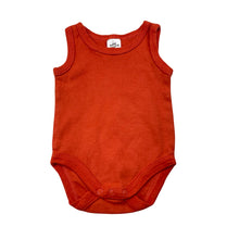Load image into Gallery viewer, Unisex Baby Berry, orange cotton singletsuit / romper, GUC, size 000,  