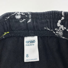 Load image into Gallery viewer, Boys Anko, cotton shorts, elasticated, skeleton skateboarder, FUC, size 8,  