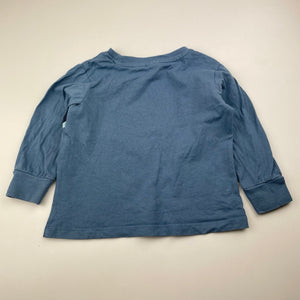 Unisex Target, cotton long sleeve pyjama top, rabbit, GUC, size 2,  
