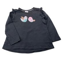 Load image into Gallery viewer, Girls Target, cotton long sleeve top, birds, GUC, size 1,  