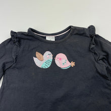 Load image into Gallery viewer, Girls Target, cotton long sleeve top, birds, GUC, size 1,  