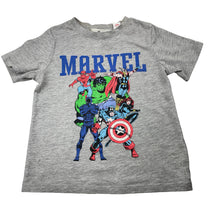 Load image into Gallery viewer, Boys H&amp;M, Marvel superheroes lightweight tee / top, FUC, size 6,  