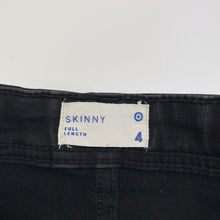 Load image into Gallery viewer, Boys Target, skinny fit stretch denim jeans, adjustable, Inside leg: 40cm, GUC, size 4,  