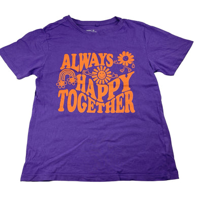 Girls Anko, purple cotton tee / top, GUC, size 12,  
