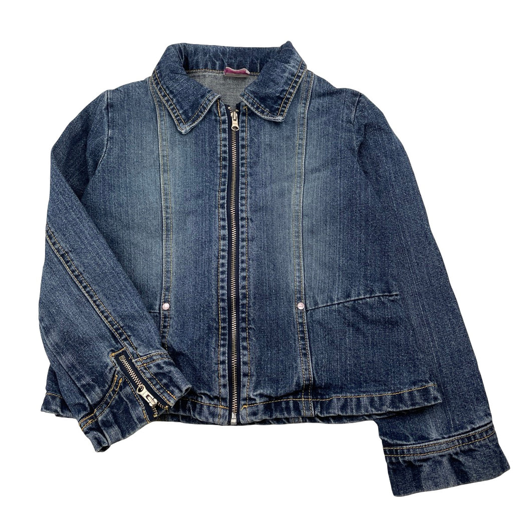 Girls KIDSWORLD, vintage denim jacket, GUC, size 6,  
