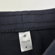 Load image into Gallery viewer, Boys Target, black fleece lined track pants, elasticated, Inside leg: 55cm, GUC, size 8,  