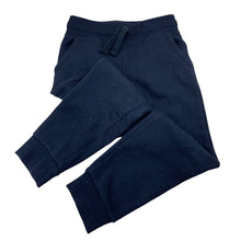 Load image into Gallery viewer, Unisex Primark, navy fleece lined track pants, elasticated, Inside leg: 45cm, GUC, size 5-6,  