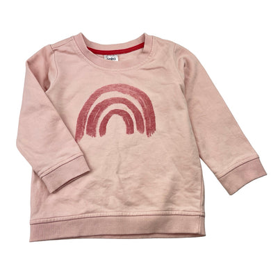 Girls Anko, lightweight sweater / jumper, rainbow, FUC, size 1,  
