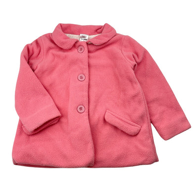 Girls Tiny Little Wonders, cotton lined fleece jacket / coat, FUC, size 2,  