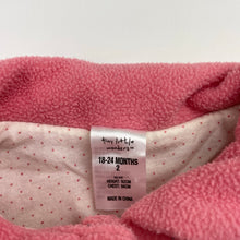 Load image into Gallery viewer, Girls Tiny Little Wonders, cotton lined fleece jacket / coat, FUC, size 2,  