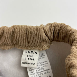 Boys SHEIN, fleece lined pants / bottoms, elasticated, EUC, size 0,  