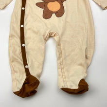 Load image into Gallery viewer, Unisex lightweight, coverall / romper, teddy bear, EUC, size 0,  