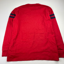 Load image into Gallery viewer, Boys Tommy Hilfiger, embroidered cotton long sleeve top, wash fade, armpit to armpit: 44cm, shoulder to cuff: 54cm, FUC, size 12-14,  