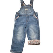 Load image into Gallery viewer, Girls Osh Kosh, stretch denim vestbak overalls / dungarees, Inside leg: 29cm, FUC, size 2,  