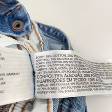 Load image into Gallery viewer, Girls Osh Kosh, stretch denim vestbak overalls / dungarees, Inside leg: 29cm, FUC, size 2,  