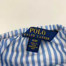 Load image into Gallery viewer, Girls Polo Ralph Lauren, embroidered lightweight cotton top, small light marks back neck, FUC, size 4,  