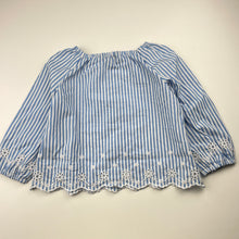 Load image into Gallery viewer, Girls Polo Ralph Lauren, embroidered lightweight cotton top, small light marks back neck, FUC, size 4,  