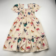 Load image into Gallery viewer, Girls lightweight, dress, butterflies, EUC, size 4, L: 58cm
