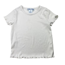 Load image into Gallery viewer, Girls Emma &amp; Elsa, ribbed lightweight short sleeve top, EUC, size 3,  