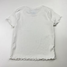 Load image into Gallery viewer, Girls Emma &amp; Elsa, ribbed lightweight short sleeve top, EUC, size 3,  