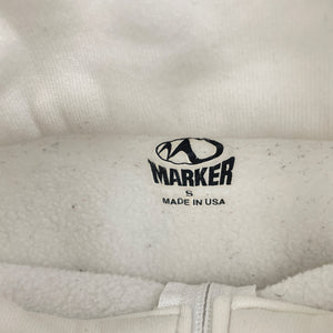 Girls MARKER, fleece lined lightweight sweater, Sz: S, armpit to armpit: 33cm, shoulder to cuff: 48cm, FUC, size 8-9,  