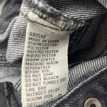 Load image into Gallery viewer, Boys Breakers, hooded black denim jacket, GUC, size 1,  