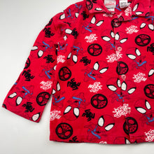 Load image into Gallery viewer, Boys Marvel, Spiderman flannel cotton pyjama top, FUC, size 5,  