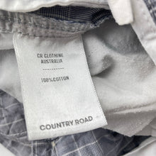 Load image into Gallery viewer, Boys Country Road, checked lightweight cotton cargo shorts, adjustable, FUC, size 7,  