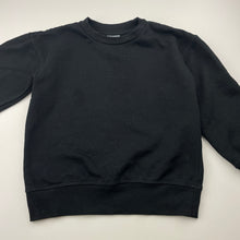 Load image into Gallery viewer, Unisex Favourites, black fleece lined sweater / jumper, FUC, size 6,  