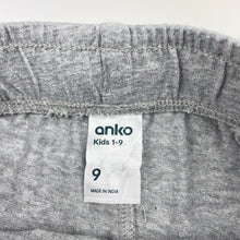 Load image into Gallery viewer, Boys Anko, grey marle cotton shorts, elasticated, GUC, size 9,  