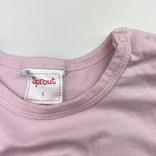 Load image into Gallery viewer, Girls Sprout, embroidered cotton tee / top, birds, GUC, size 1,  
