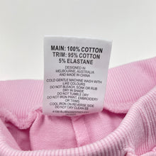 Load image into Gallery viewer, Girls Sprout, pink cotton shorts, elasticated, FUC, size 0,  