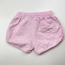 Load image into Gallery viewer, Girls Sprout, pink cotton shorts, elasticated, FUC, size 0,  