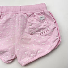 Load image into Gallery viewer, Girls Sprout, pink cotton shorts, elasticated, FUC, size 0,  