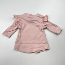 Load image into Gallery viewer, Girls Baby Berry, pink cotton long sleeve top, fox, EUC, size 0000,  