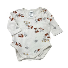 Load image into Gallery viewer, Unisex Anko, cotton bodysuit / romper, fox, EUC, size 0000,  