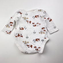 Load image into Gallery viewer, Unisex Anko, cotton bodysuit / romper, fox, EUC, size 0000,  